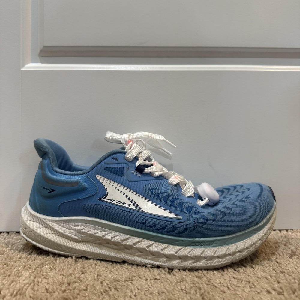 Altra Torin 7 Shoes Womens Size 9 Blue Mesh Running Sneakers Road AL0A82CZ440